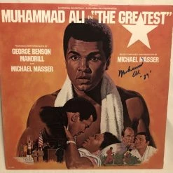 Iconsofboxing.com TOP FIGHTERS Muhammad Ali Autographed Rare Record Album Cover Hand Signed With Photo Proof