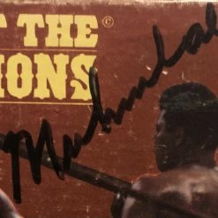 Iconsofboxing.com Ali Autographed Super Rare 8mm Film Album Cover Hand Signed
