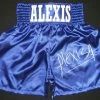 Iconsofboxing.com Alexis Arguello Signed Autographed Boxing Custom Rare Trunks ASI Certified TOP FIGHTERS