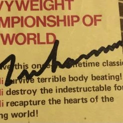 Iconsofboxing.com Muhammad Ali Autographed Super Rare 8mm Film Album Cover Hand Signed