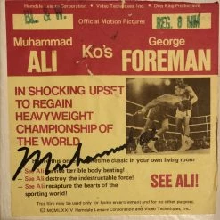 Iconsofboxing.com Muhammad Ali Autographed Super Rare 8mm Film Album Cover Hand Signed