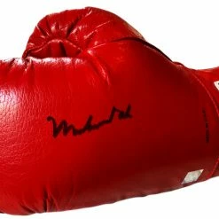 Iconsofboxing.com Muhammad Ali Autographed Vintage Everlast Red Boxing Glove Superstar Greetings Certified SSG BOXING MEMORABILIA