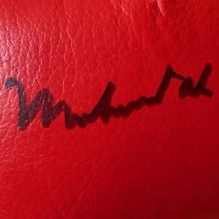 Iconsofboxing.com Muhammad Ali Autographed Vintage Everlast Red Boxing Glove Superstar Greetings Certified SSG BOXING MEMORABILIA