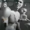 Iconsofboxing.com BOXING MEMORABILIA Muhammad Ali Signed Color 30 X 40 Size B/W Photo Online Authentics