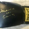 Iconsofboxing.com Muhammad Ali Aka Cassius Clay Gold Signature Autographed Blk Everlast Boxing Glove TOP FIGHTERS
