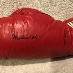 Iconsofboxing.com TOP FIGHTERS Muhammad Ali Signed Autographed Signed Vintage Everlast Gloves SSG COA