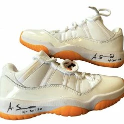 Iconsofboxing.com TOP FIGHTERS Amanda Serrano Signed Autographed Fight Vs Taylor Worn Sneakers Left Only.