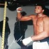 Iconsofboxing.com Muhammad Ali Signed Color 30 X 40 Size Speed Bag Photo Online Authentics