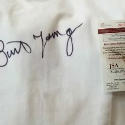 Iconsofboxing.com FEATURED Burt Young Signed Shamrock Meats Butcher Coat Paulie Rocky Coa