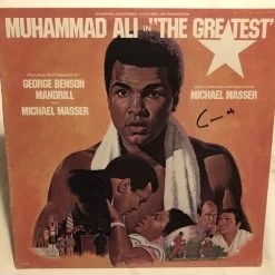 Iconsofboxing.com Muhammad Ali Aka Cassius Clay Autographed Rare Record Album Cover Hand Signed In Blue Ink With Photo Proof