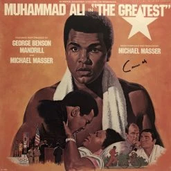 Iconsofboxing.com Muhammad Ali Aka Cassius Clay Autographed Rare Record Album Cover Hand Signed In Blue Ink With Photo Proof