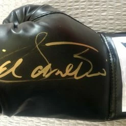 Iconsofboxing.com Canelo Alvarez Autographed Signed Gold Everlast Black Boxing Glove TOP FIGHTERS