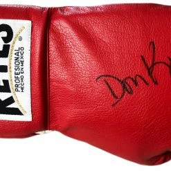 Iconsofboxing.com Hall Of Famer Don King Autographed Red Rare Reyes Boxing Glove BOXING MEMORABILIA