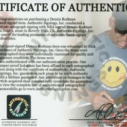 Iconsofboxing.com FEATURED Dennis Rodman Autographed Career Collage Chicago Bulls 15x30 Photo ASI Proof