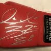 Iconsofboxing.com TOP FIGHTERS Deontay Wilder Red Signed Rare Autographed Boxing Glove In Silver Marker. JSA