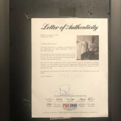 Iconsofboxing.com Muhammad Ali Framed Autographed Signed Vintage Photo PSA/DNA Cert TOP FIGHTERS