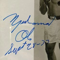Iconsofboxing.com TOP FIGHTERS Muhammad Ali Vintage Autographed Signed Photo With Inscription And Dated JSA.