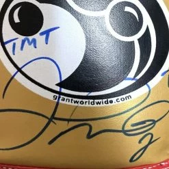 Iconsofboxing.com TOP FIGHTERS Floyd Mayweather Jr., Autographed Grant Boxing Glove In Blue Signature