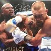 Iconsofboxing.com TOP FIGHTERS Floyd Mayweather Jr. Vs McGregor Signed 11x14 Photo (Beckett COA)