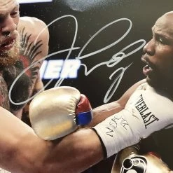 Iconsofboxing.com Floyd Mayweather Jr. Vs McGregor Signed 11x14 Photo (Beckett COA)