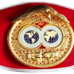 Iconsofboxing.com Floyd Mayweather Jr. Signed Full Size IBF Heavyweight Championship Belt (Beckett)