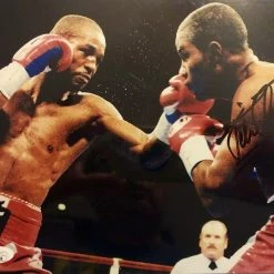 Iconsofboxing.com Felix Tito Trinidad Signed Black Autographed 8x10 Size Boxing Photo JSA TOP FIGHTERS