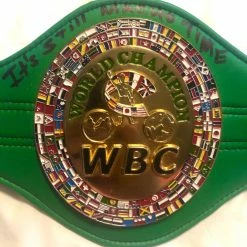 Iconsofboxing.com TOP FIGHTERS Hector "Machito" Camacho Jr. Signed Autographed Boxing WBC Championship Mini Belt