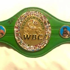 Iconsofboxing.com TOP FIGHTERS Hector "Machito" Camacho Jr. Signed Autographed Boxing WBC Championship Mini Belt