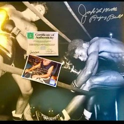 Iconsofboxing.com Jake La Motta Signed Autographed Boxing Photo 23x30 Certified SSG