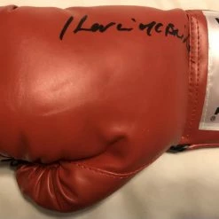Iconsofboxing.com Kevin McBride Signed Autographed Red And Black Everlast Boxing Glove