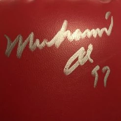 Iconsofboxing.com Muhammad Ali And Joe Frazier Autographed Vintage Everlast Red Boxing Glove SOP Certified