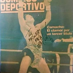 Iconsofboxing.com TOP FIGHTERS Hector "Macho Man" Camacho Signed 11x13 Autographed Mounted Photo (COA)
