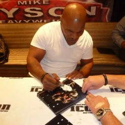 Iconsofboxing.com TOP FIGHTERS Michael Gerard Mike Tyson Signed 8x10 Photo PSA/DNA COA Full Name Autograph Auto