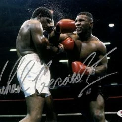 Iconsofboxing.com TOP FIGHTERS Michael Gerard Mike Tyson Signed 8x10 Photo PSA/DNA COA Full Name Autograph Auto