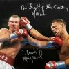 Iconsofboxing.com TOP FIGHTERS Micky Ward "Fight Of The Century" Autographed 11x14 Vs Arturo Gatti ASI Proof