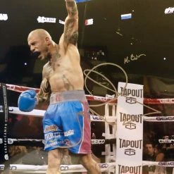 Iconsofboxing.com TOP FIGHTERS Miguel Cotto Autographed Framed Silver Signature 11x17 Photo Size