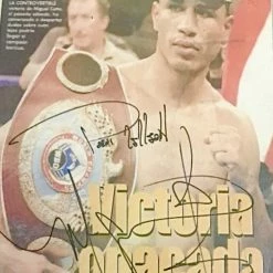 Iconsofboxing.com TOP FIGHTERS Miguel Cotto Autographed Black 10x12 Signature Signed Mounted Photo