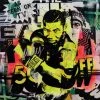 Iconsofboxing.com Mr Brainwash Print On Canvas Graffiti Art Wall Decor Mike Tyson Boxing 28x36"