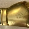 Iconsofboxing.com TOP FIGHTERS Mike Tyson Autographed Huge 22 Inch Gold Boxing Glove