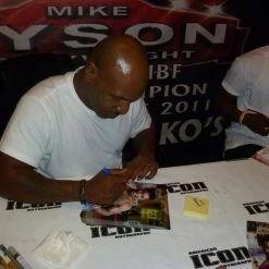 Iconsofboxing.com TOP FIGHTERS Mike Tyson Signed 8x10 Photo PSA/DNA COA W/ Kid Dynamite Insc Autographed Auto