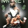 Iconsofboxing.com Floyd Mayweather Autographed/Signed 11X14 Money Photo PSA Signed In Silver TOP FIGHTERS