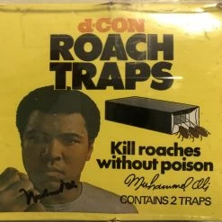 Iconsofboxing.com TOP FIGHTERS Muhammad Ali Signed Rare PSA Roach Traps Vintage Autographed Boxing Memorabilia