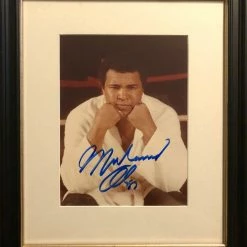 Iconsofboxing.com Muhammad Ali Signed JSA 8x10 Boxing Photo Rare Vintage Autograph