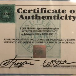 Iconsofboxing.com Muhammad Ali Vs Joe Frazier Dual Signed SSG/OA 8x10 Boxing Magazine Cover Autographed