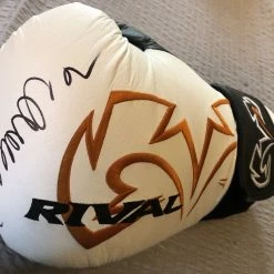 Iconsofboxing.com TOP FIGHTERS Oleksandr Usyk Autographed Rare Boxing Glove, Signed In Person With Photo Proof