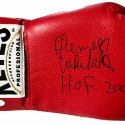 Iconsofboxing.com Pernell Whitaker Signed Red Rare Reyes Boxing Glove Signed HOF 2007, JSA