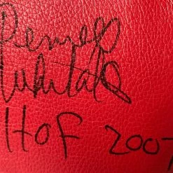 Iconsofboxing.com Pernell Whitaker Signed Red Rare Reyes Boxing Glove Signed HOF 2007, JSA