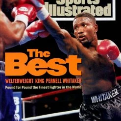 Iconsofboxing.com BOXING MEMORABILIA Pernell Whitaker Signed Red Rare Reyes Boxing Glove JSA