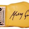 Iconsofboxing.com BOXING MEMORABILIA Mikey Garcia Autographed Reyes Yellow Boxing Glove In Black Signature
