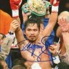 Iconsofboxing.com Manny Pacquiao Signed 8x10 Photo (Pacquiao COA)